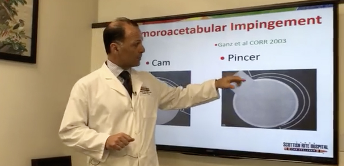 Dr. Sucato explains the two types of FAI.