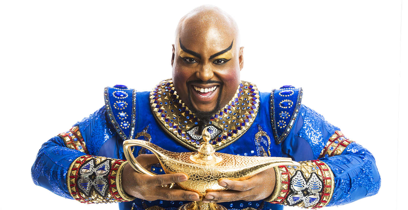 Former patient on broadway as Genie 