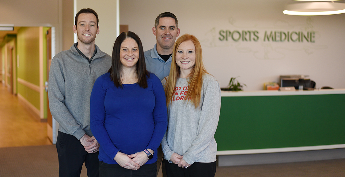 Athletic trainers at the Frisco campus