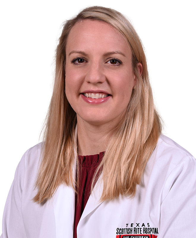 Megan E. Johnson, M.D., is a pediatric orthopedic surgeon, the medical director of Ambulatory Care and program director for the Dorothy & Bryant Edwards Fellowship in Pediatric Orthopedics and Scoliosis at Scottish Rite for Children. She sees patients at our Dallas campus.